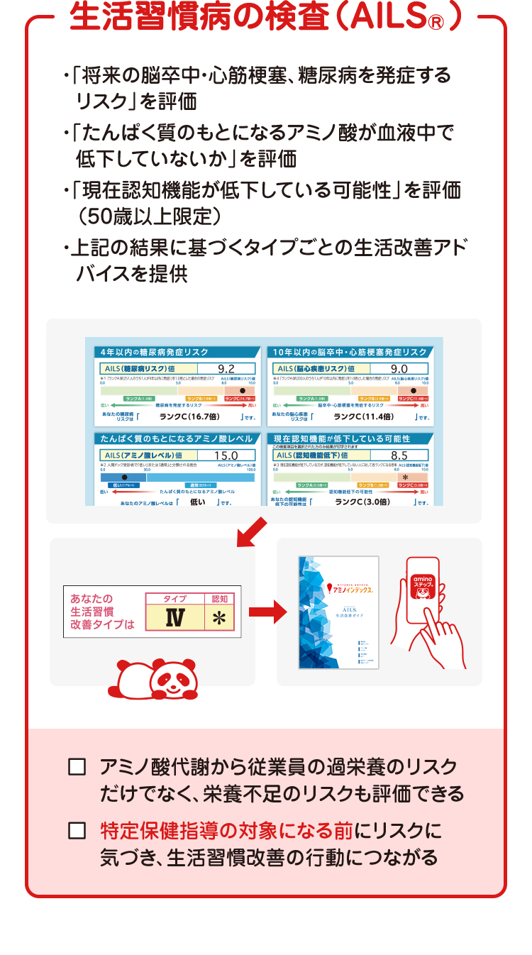 生活習慣病の検査（AILSⓇ）